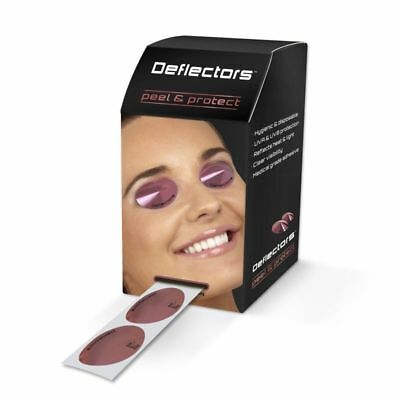 Disposable SunBed Solarium Tanning Eye Protection Stick on UV Deflector Goggles